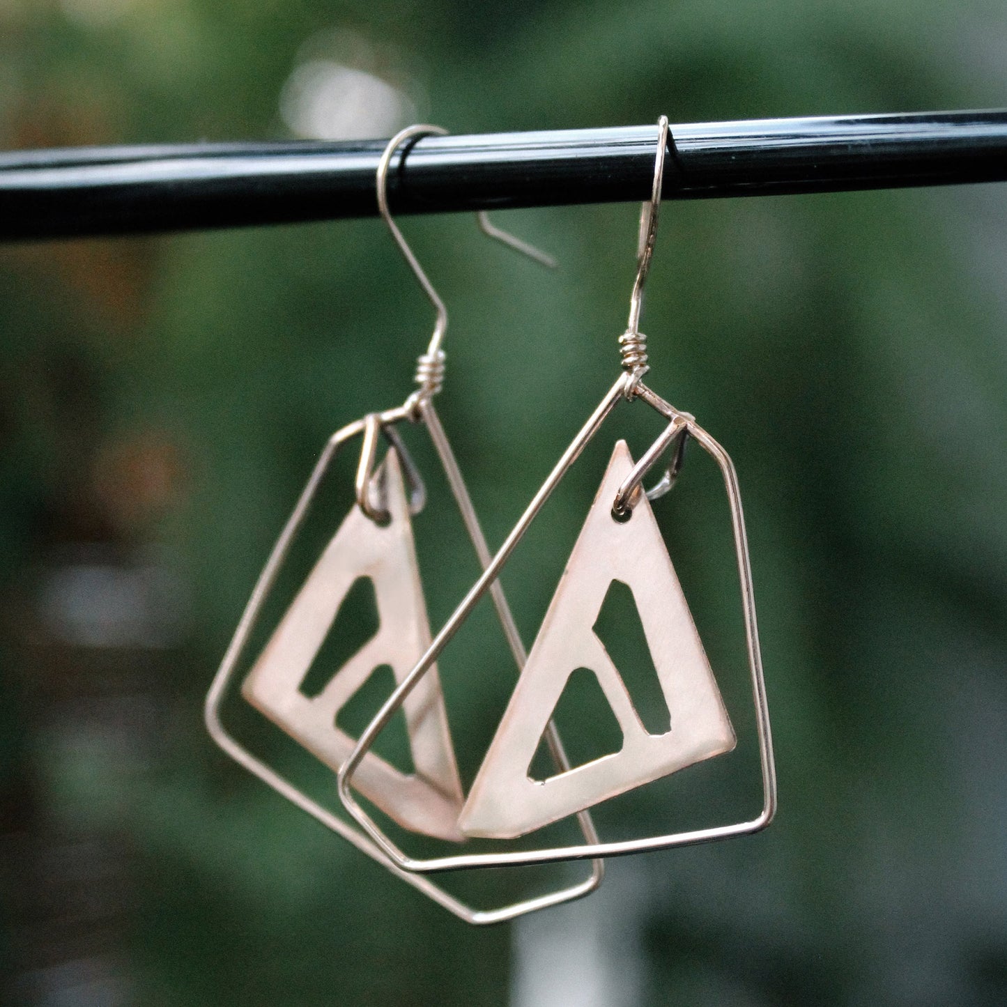 ‘Modern Butterfly’ Abstract 14K Gold Fill Earring Pair