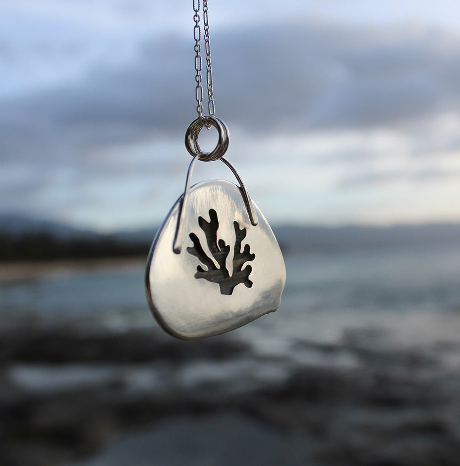 Rare Purple Labradorite Decorative Sterling Silver Pendant