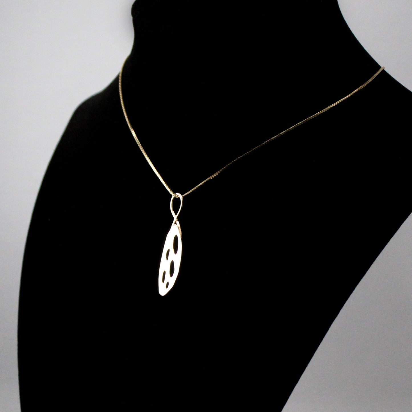 Abstract Wing Pendant in 14K Gold Fill - A