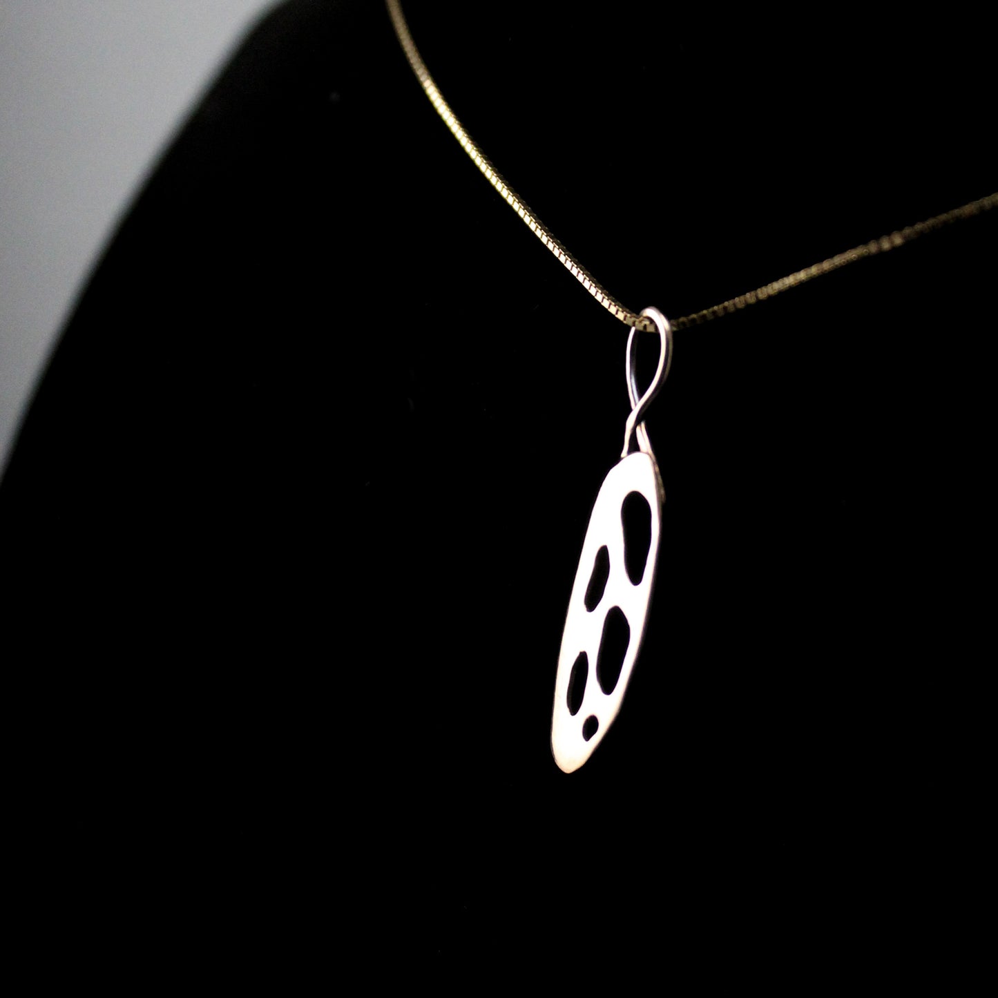Abstract Wing Pendant in 14K Gold Fill - B