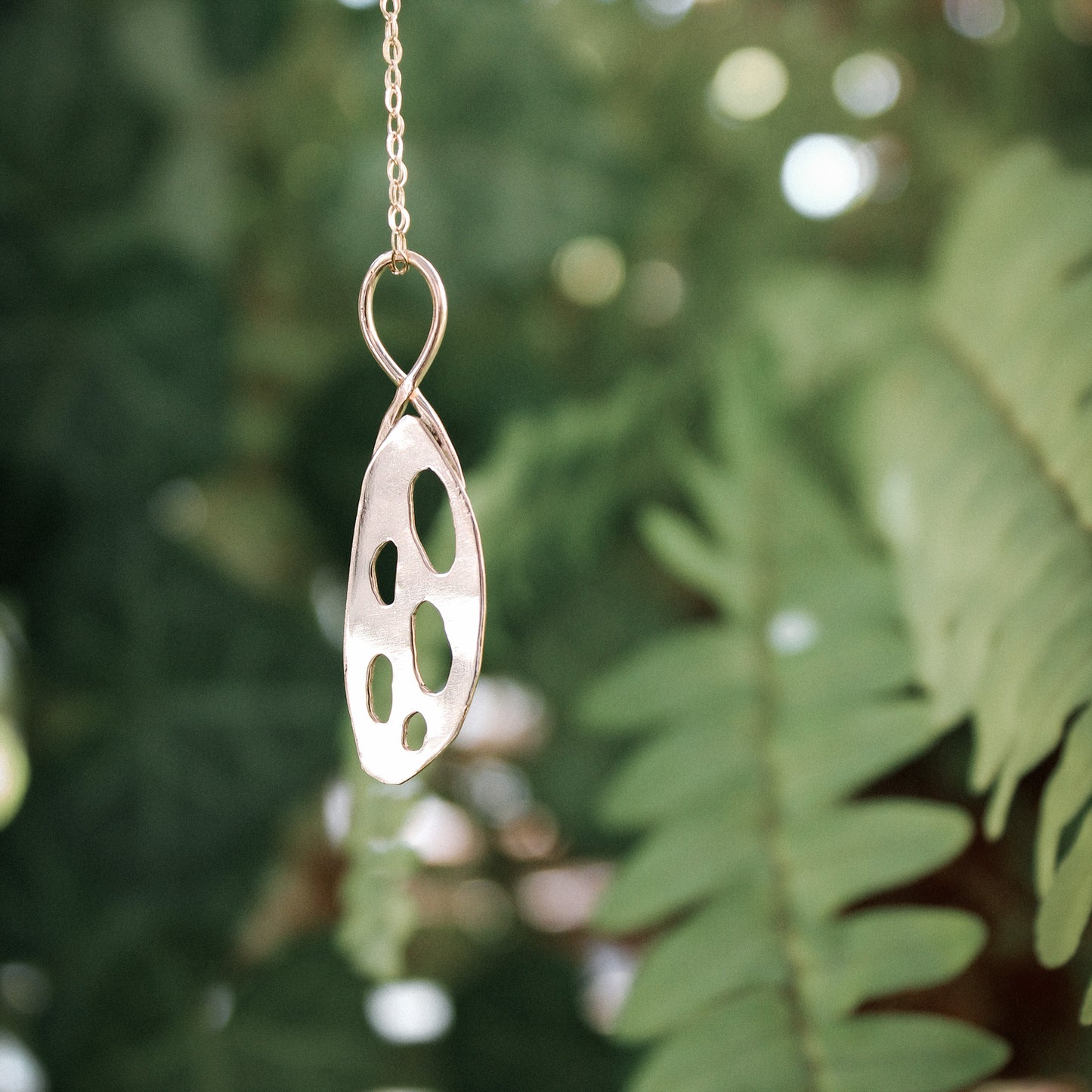 Abstract Wing Pendant in 14K Gold Fill - A