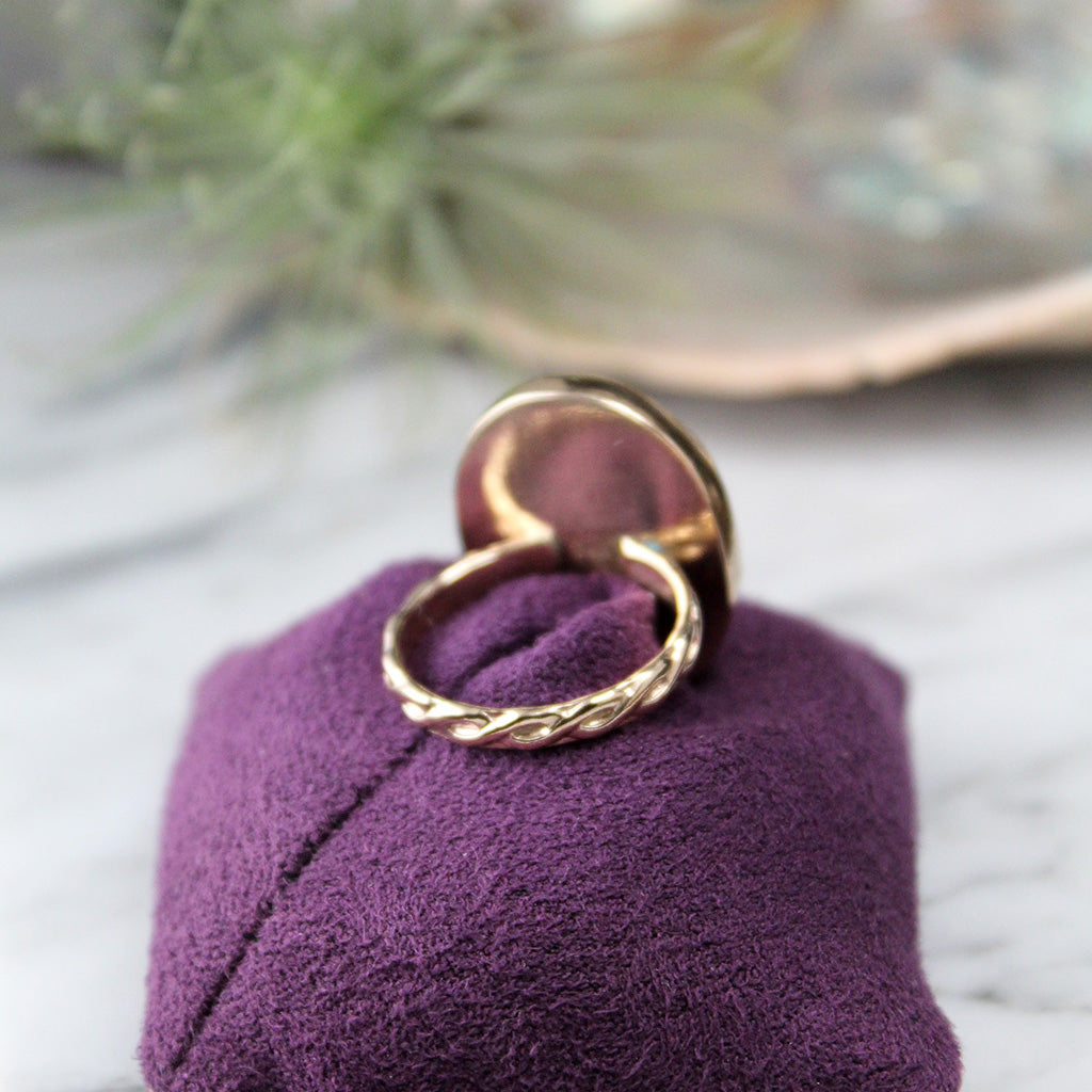 
                  
                    Oval Labradorite Ring in 14K Gold Fill – Size 6.5
                  
                